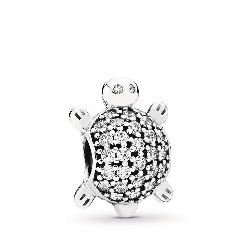 Pandora Sea Turtle Charm Europe - Sterling Silver/Cubic Zirconia - 527934XTZ